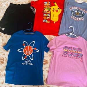 EUC 11 pcs. Lot of Boys Shirts and 1 Short